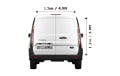 Small Van - Back View Dimension Thumbnail